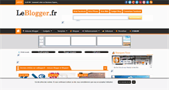 Desktop Screenshot of leblogger.fr